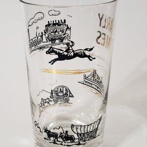Early Times Kentucky Derby Glasses Bourbon Tumbler 16oz